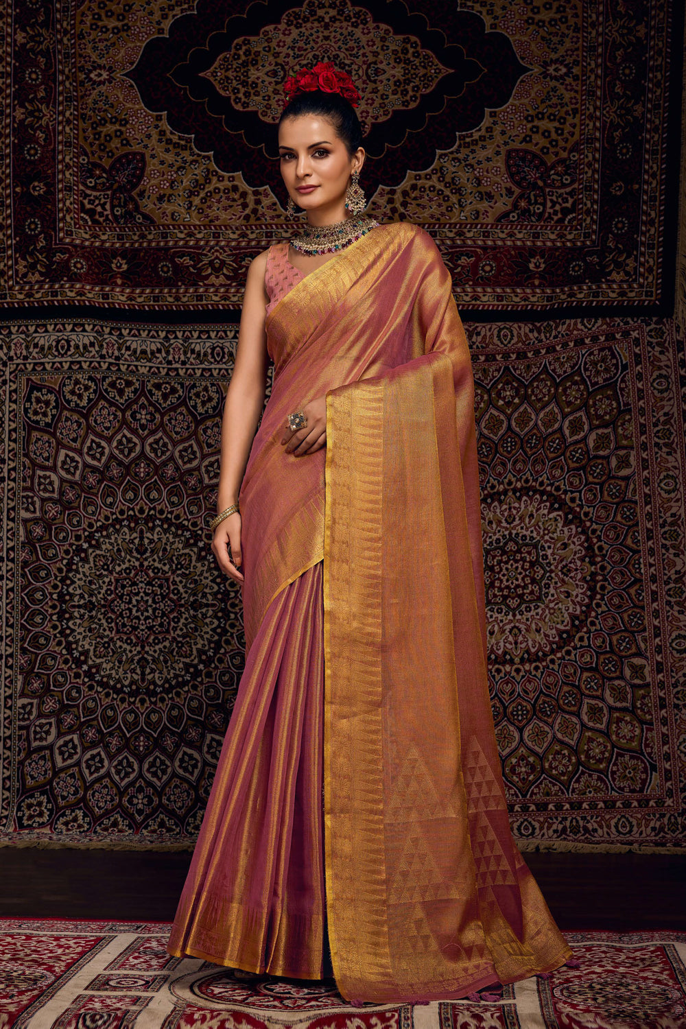 Cotton Jari Border With Body Plain