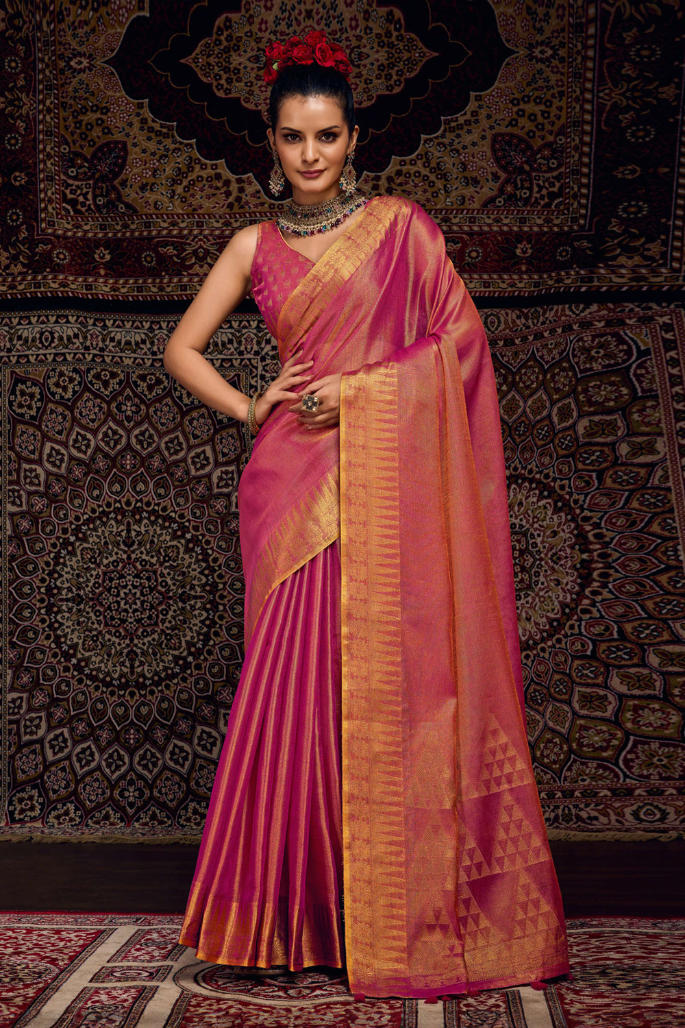 Cotton Jari Border With Body Plain