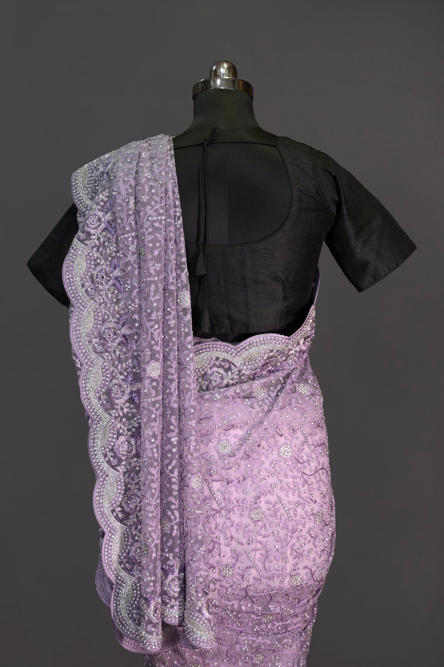 Heavy Net Work Saree