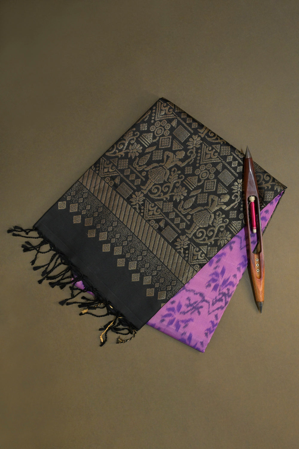 Soft Silk Tie And Dye Weave