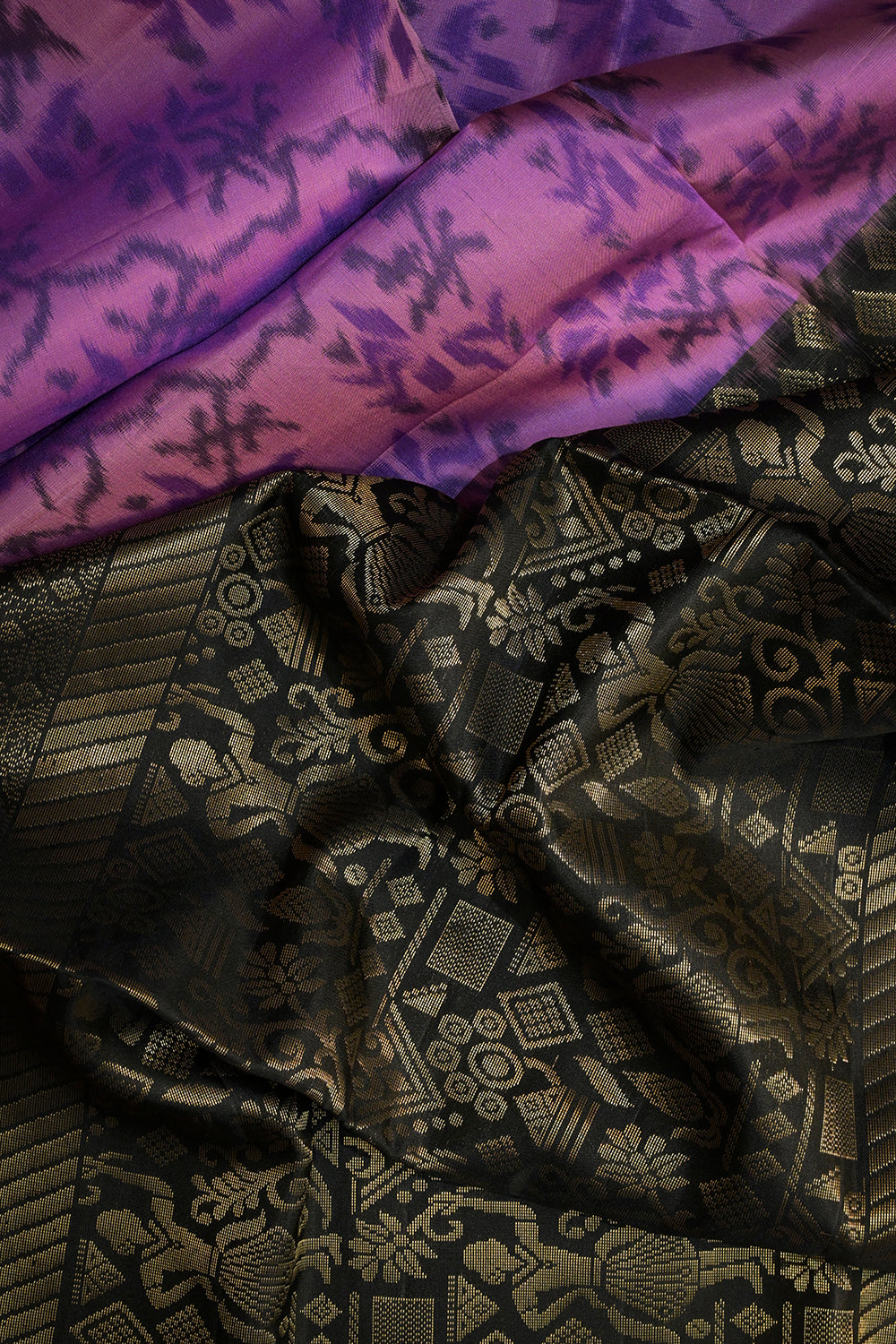 Soft Silk Tie And Dye Weave