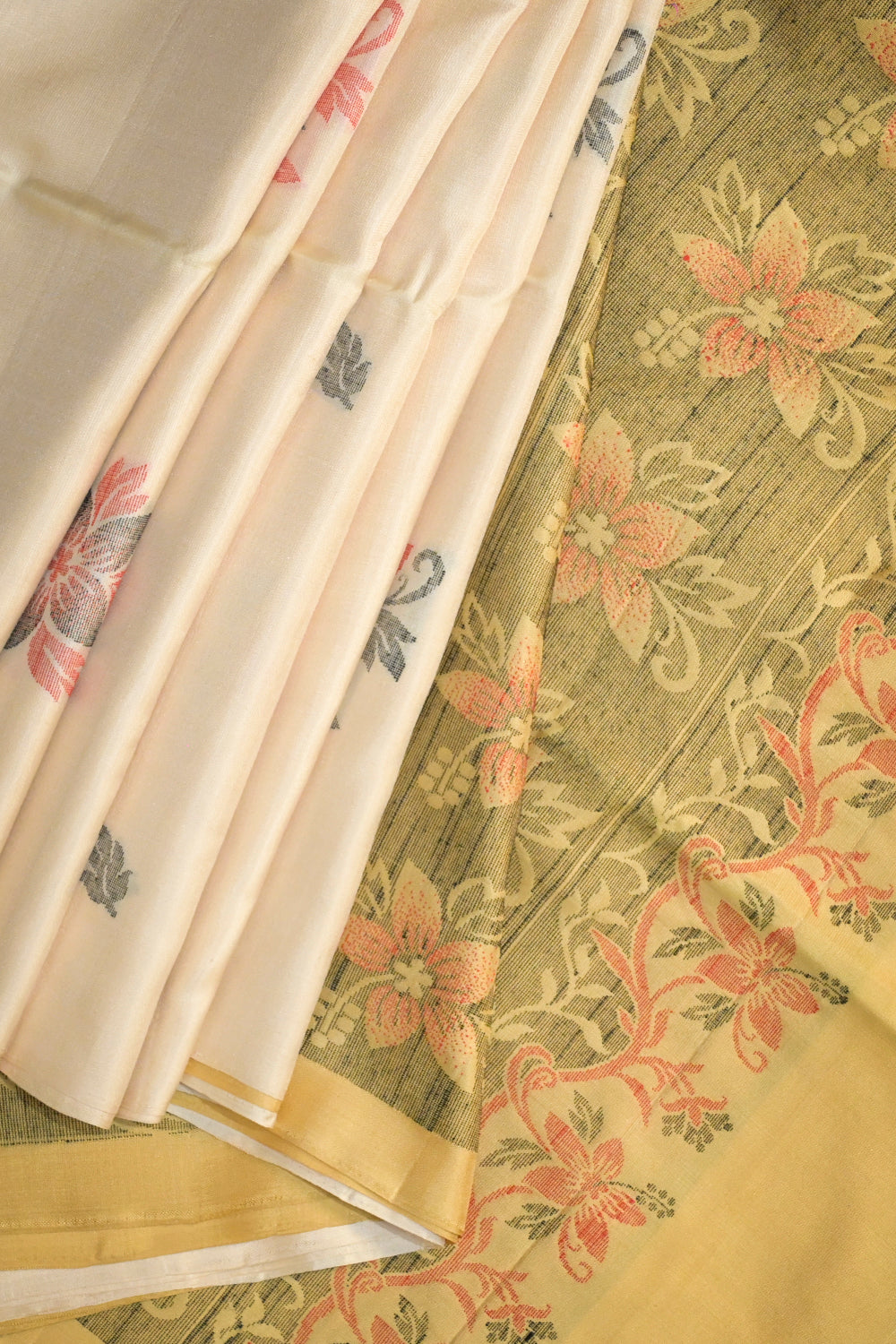Soft Silk Woven Silk Motifs