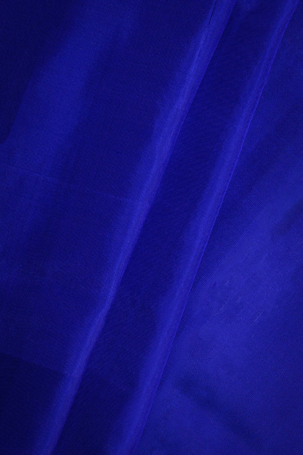 Soft Silk Plain Contrast Satin Border With Jari Motifs