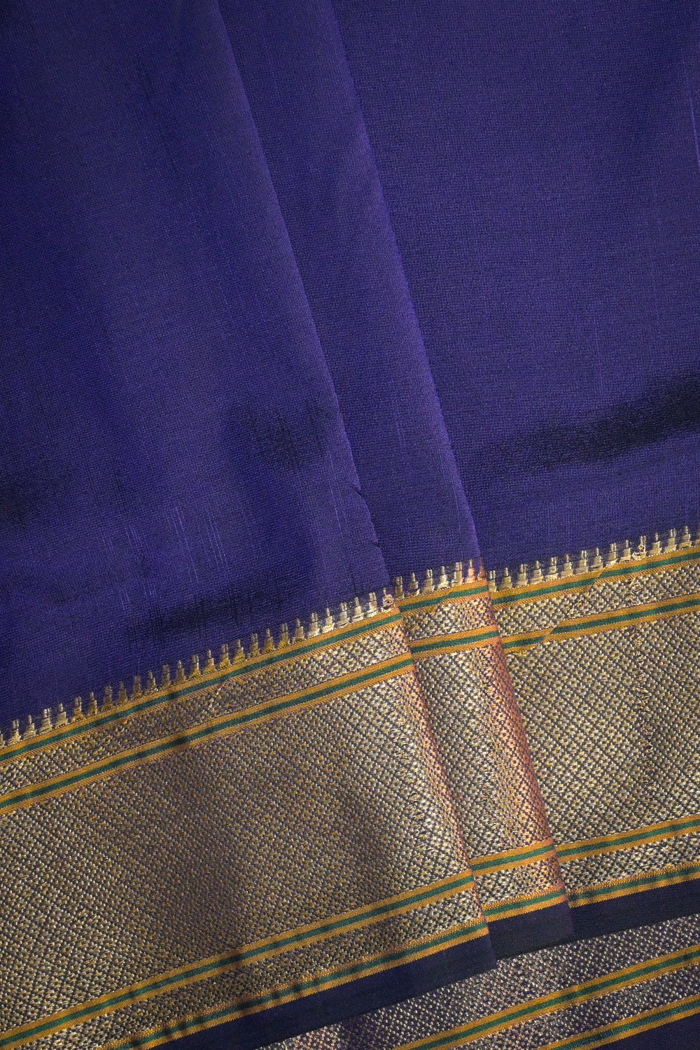 Semi Silk Woven Self Paithani