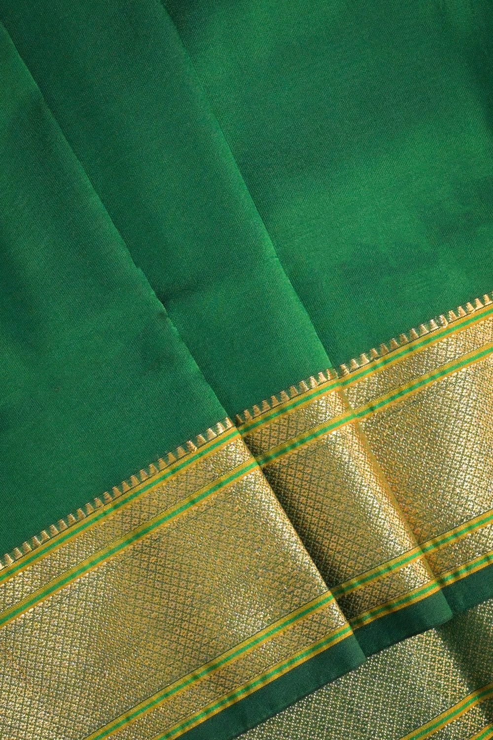 Semi Silk Woven Self Paithani