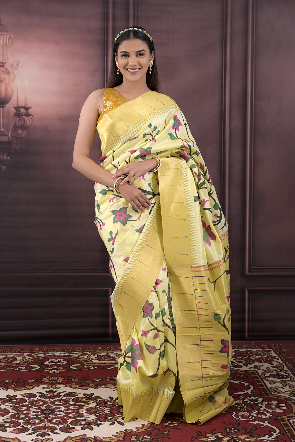 Paithani Woven All Over Jaal