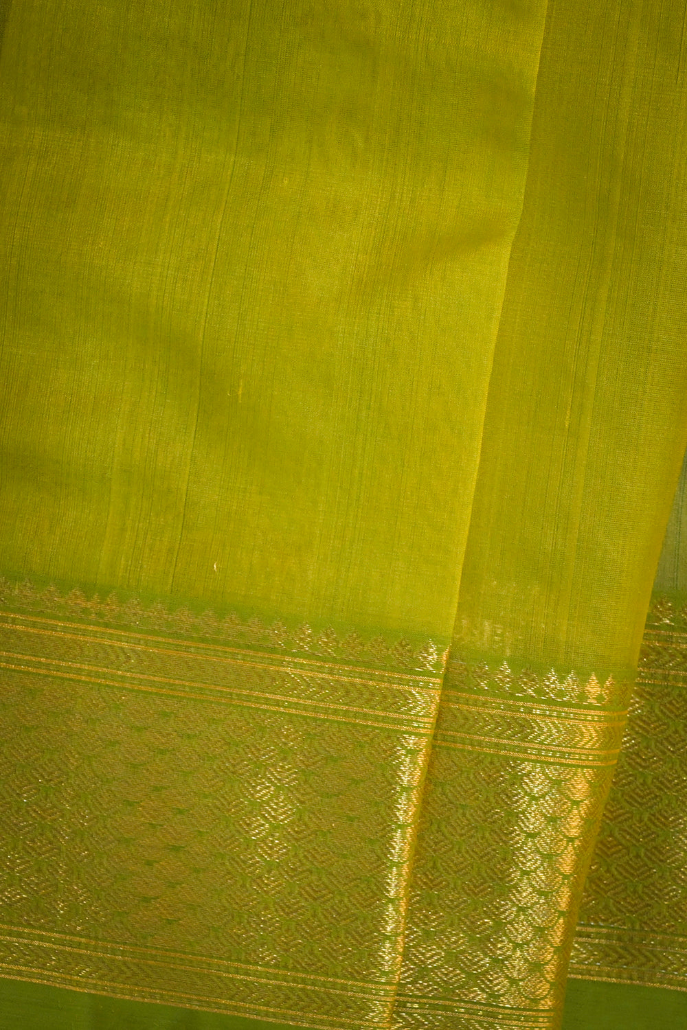 Chanderi Woven Meena And Jari Motifs With Self Matching