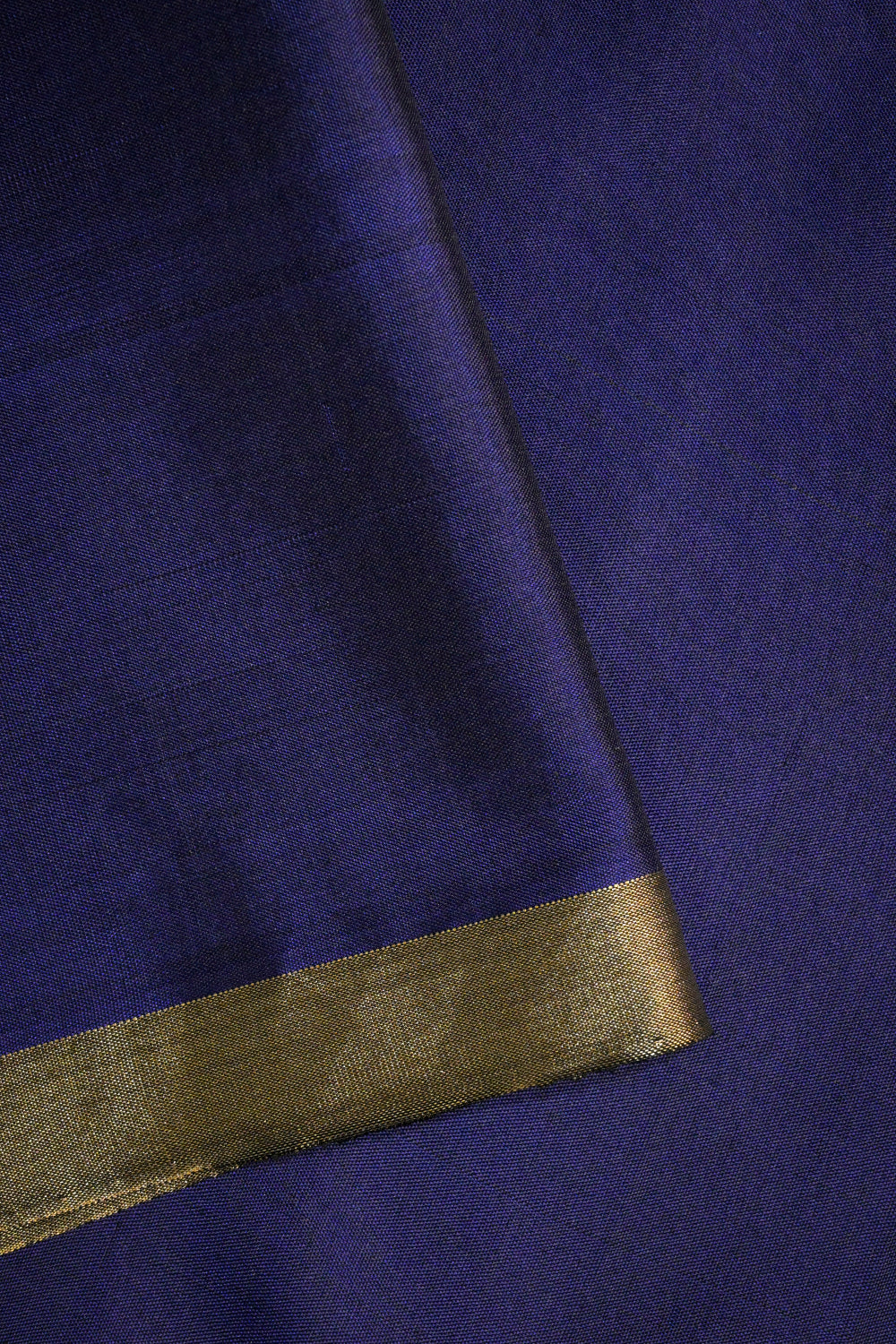 Soft Silk Woven Chex Pattern With Blue Contrast