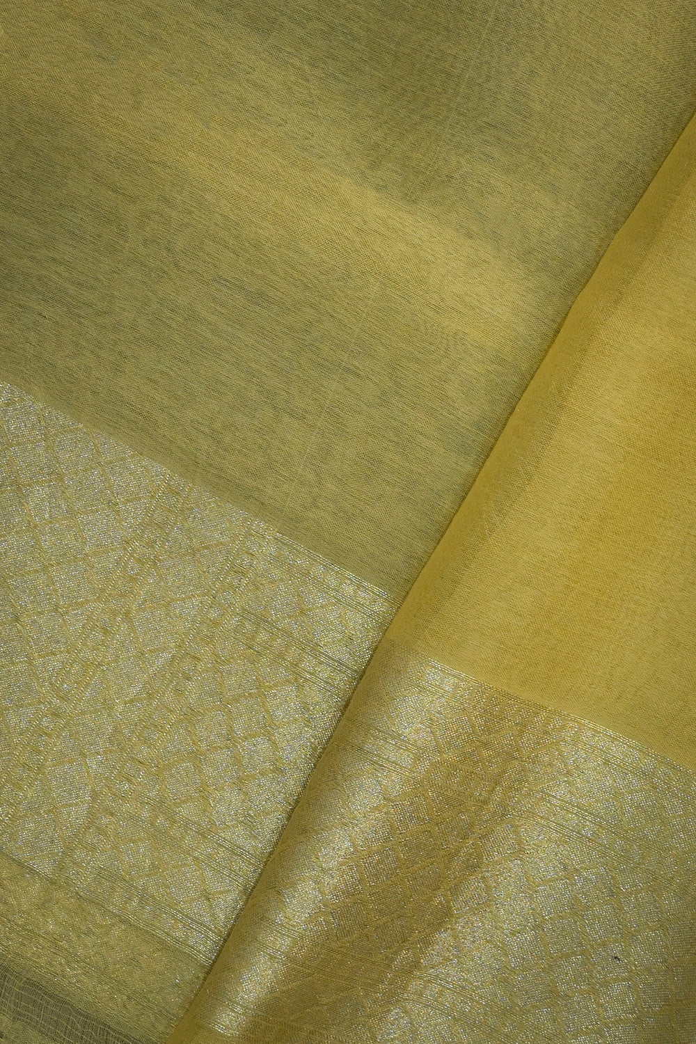 Organza Woven All Over Jaal With Self Matching