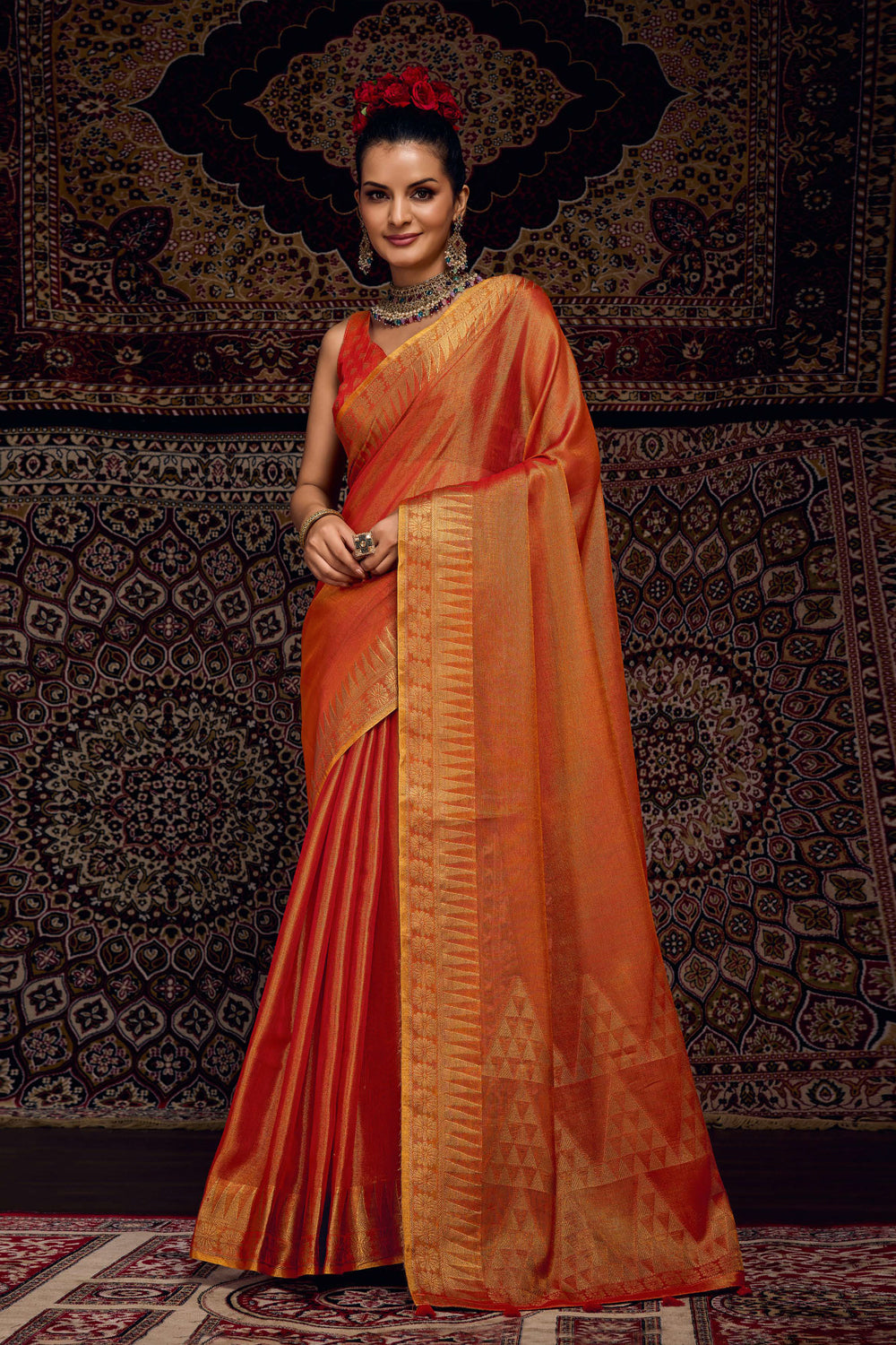 Cotton Jari Border With Body Plain