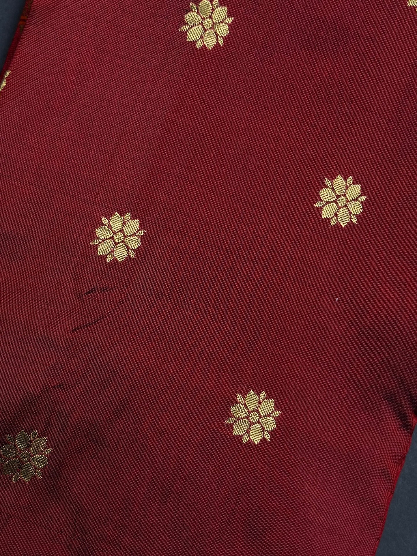 Maroon Pure Silk Kalanjali Paithani Saree