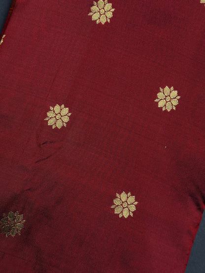 Maroon Pure Silk Kalanjali Paithani Saree