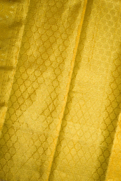 Kanjivaram Woven Meenakari Jaal With Floral Jari Border