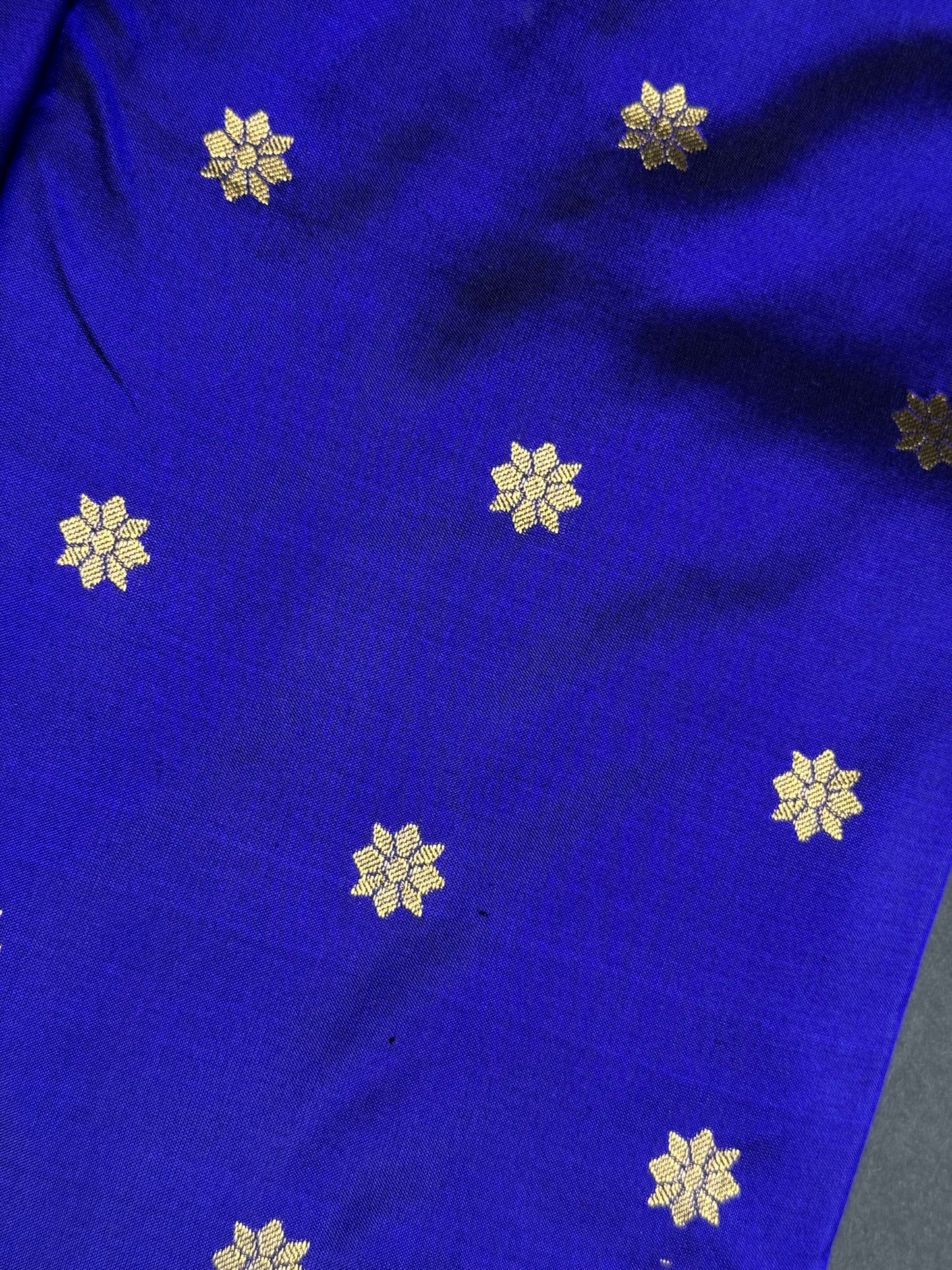 Royal Blue Kalanjali Pure Silk Paithani Saree
