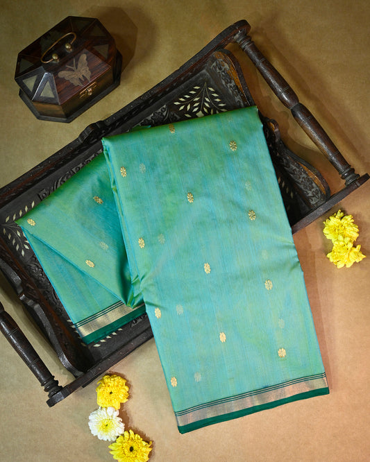 Lavender Chanderi Silk Saree -Elegant Tradition