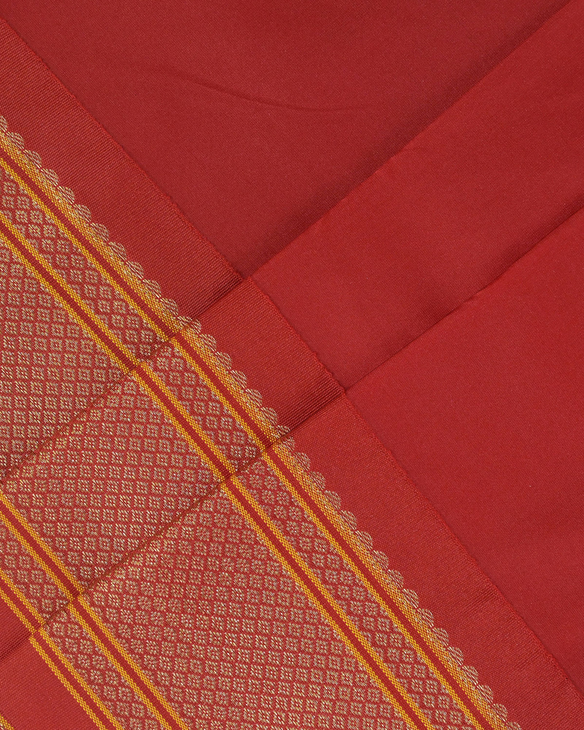 Lavender blue Silk Paithani Woven paithani with red contrast