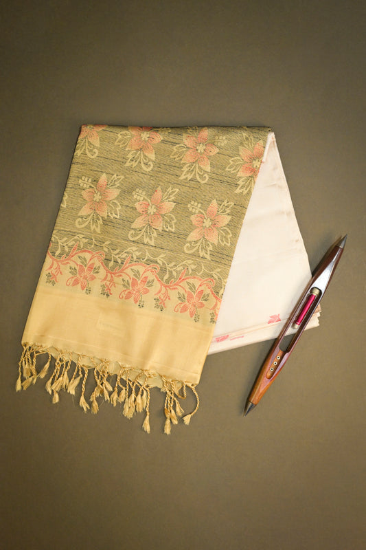 Soft Silk Woven Silk Motifs