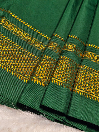 Kolhapuri Illkal Cotton Chex Saree