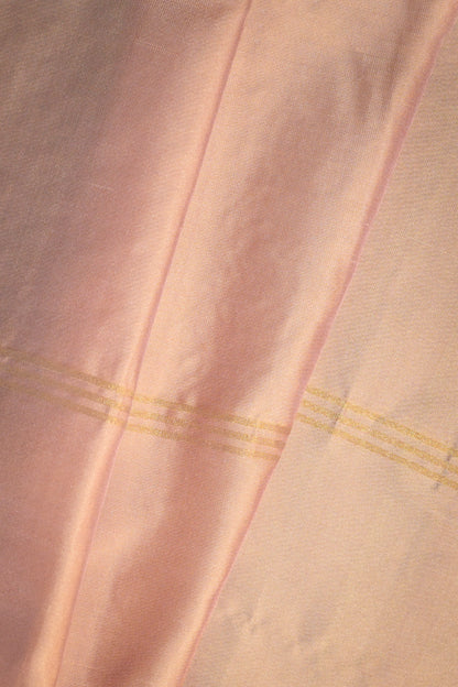 Soft Silk Lining Jari Motifs With Gold Contrast
