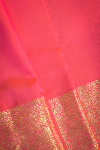 9yard Handwoven Jari Buttas Kanjivaram Silk With Self Matching