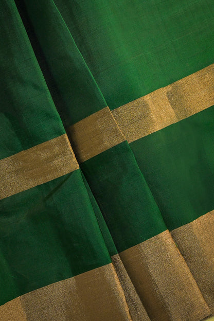 Soft Silk Woven Jari Motifs With Double Border