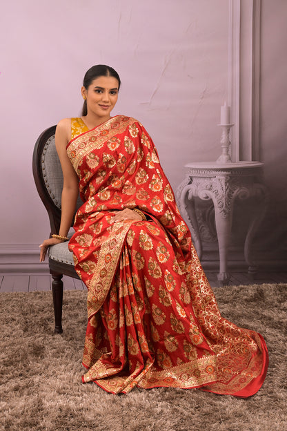 Banarasi Woven All Over Meenakari Buttis