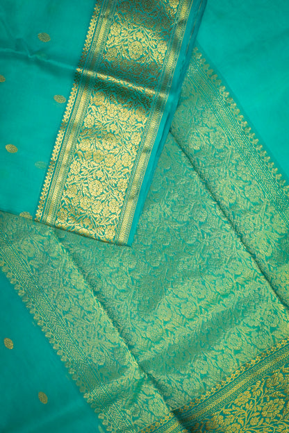 Chanderi Woven Jari Motifs With Self Matching