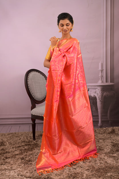 Kanjivaram Woven All Over Jaal