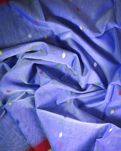Lavender Kora Silk Saree